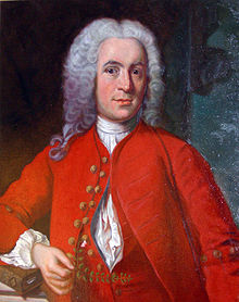 Carl Linné - Svatební portrét od J.H. Scheffela (1739)