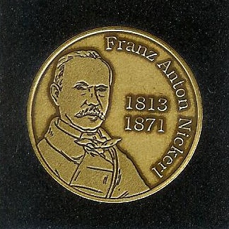 Pamětní medaile F.A. Nickerla - líc