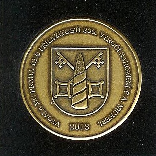 Pamětní medaile F.A. Nickerla - rub